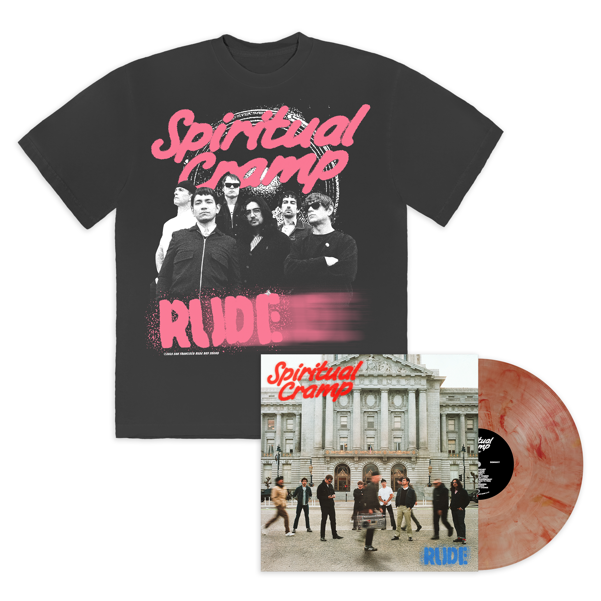 SPIRITUAL CRAMP 'RUDE' LP (Exclusive – Limited to 500, Orange Marble V