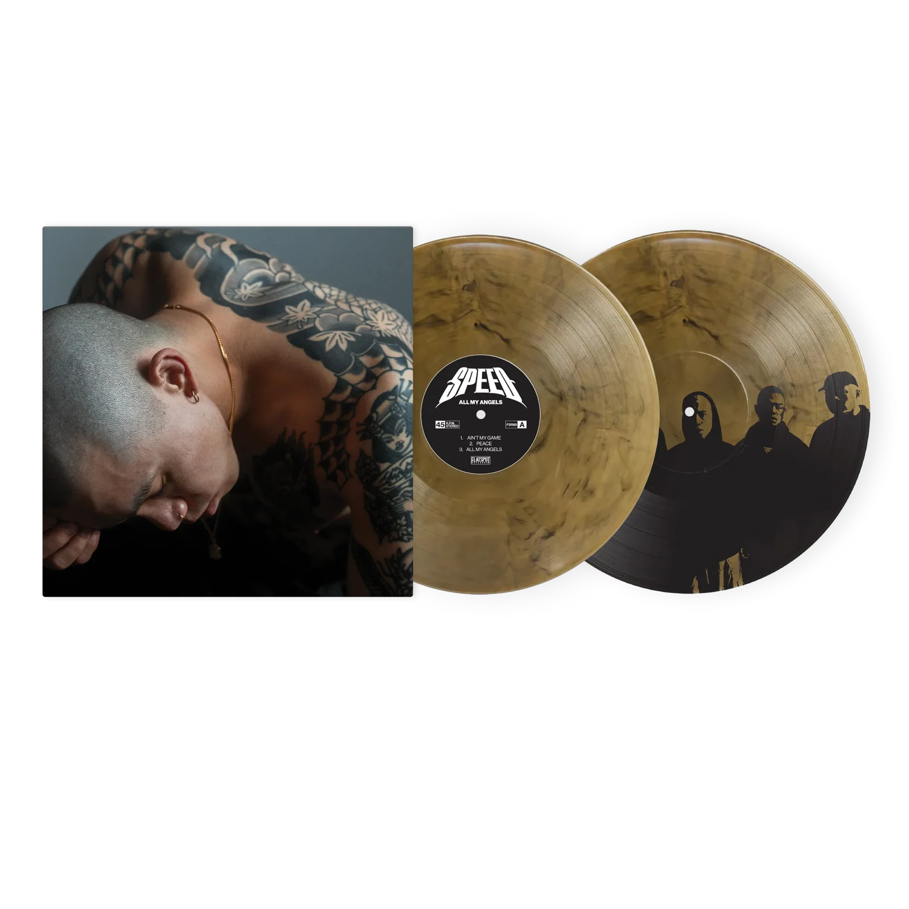 SPEED ‘ALL MY ANGELS’ EP (Beer Marble Vinyl w/B-Side Screen Print)