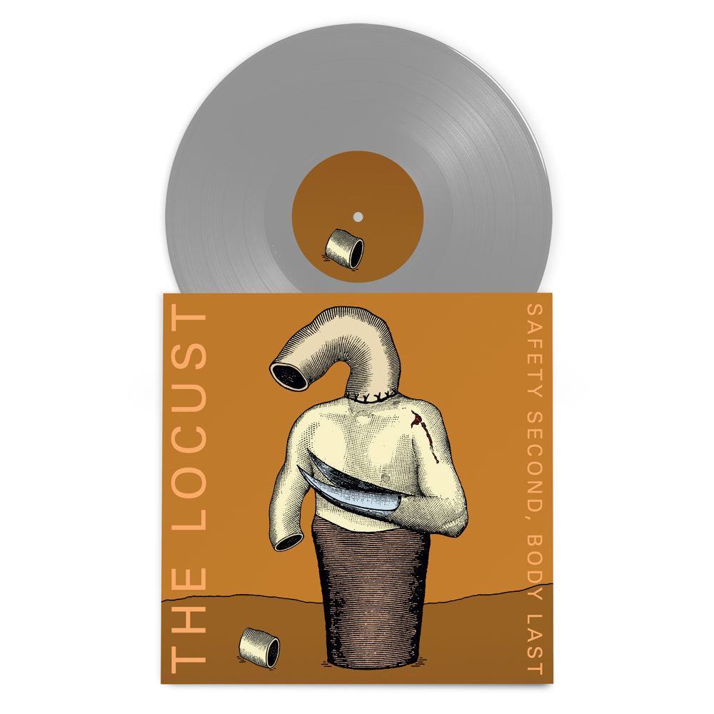 THE LOCUST 'SAFETY SECOND, BODY LAST' EP (Limited Edition' Only 100 Made, Silver Vinyl)