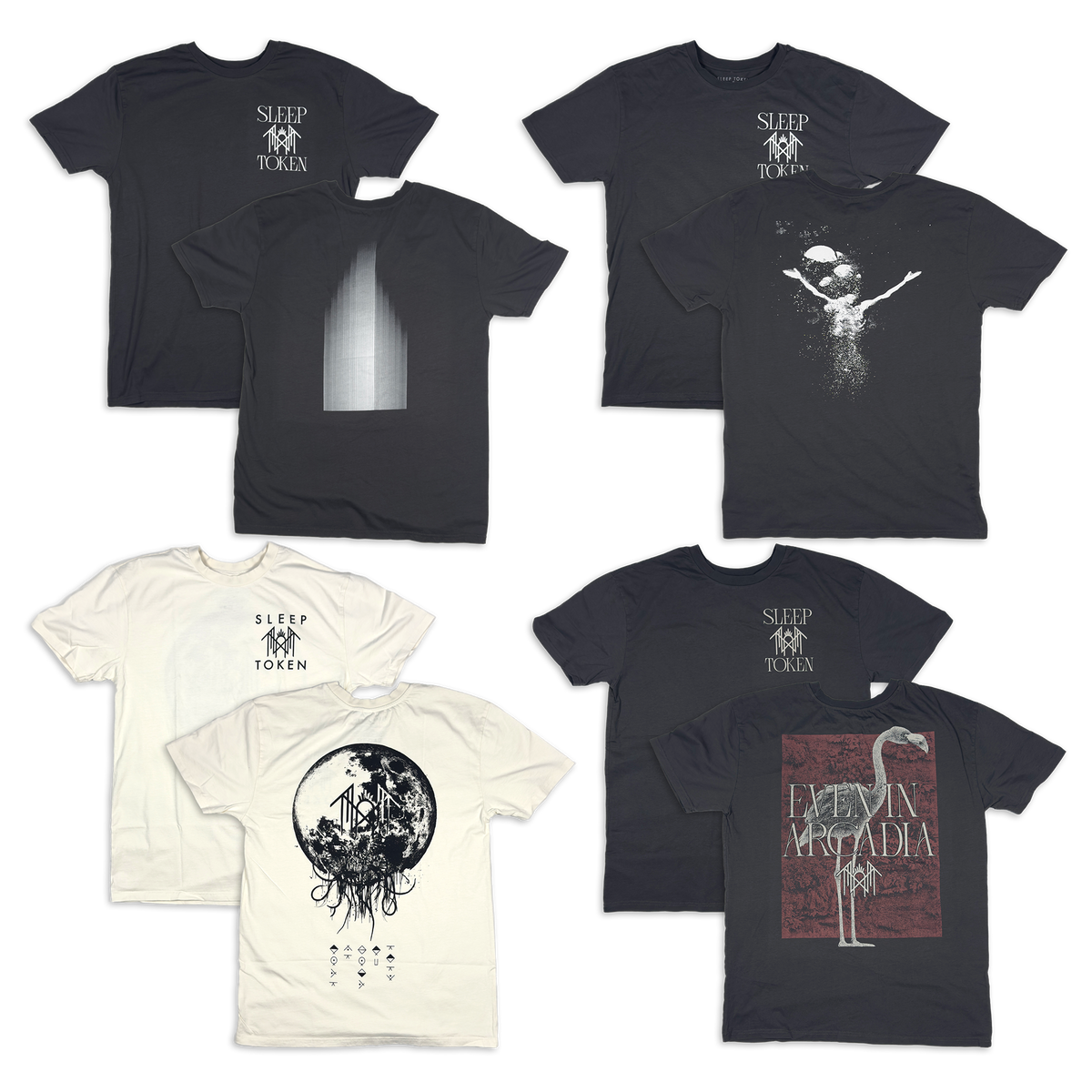 SLEEP TOKEN 10TH ANNIVERSARY T-SHIRT 4-PACK
