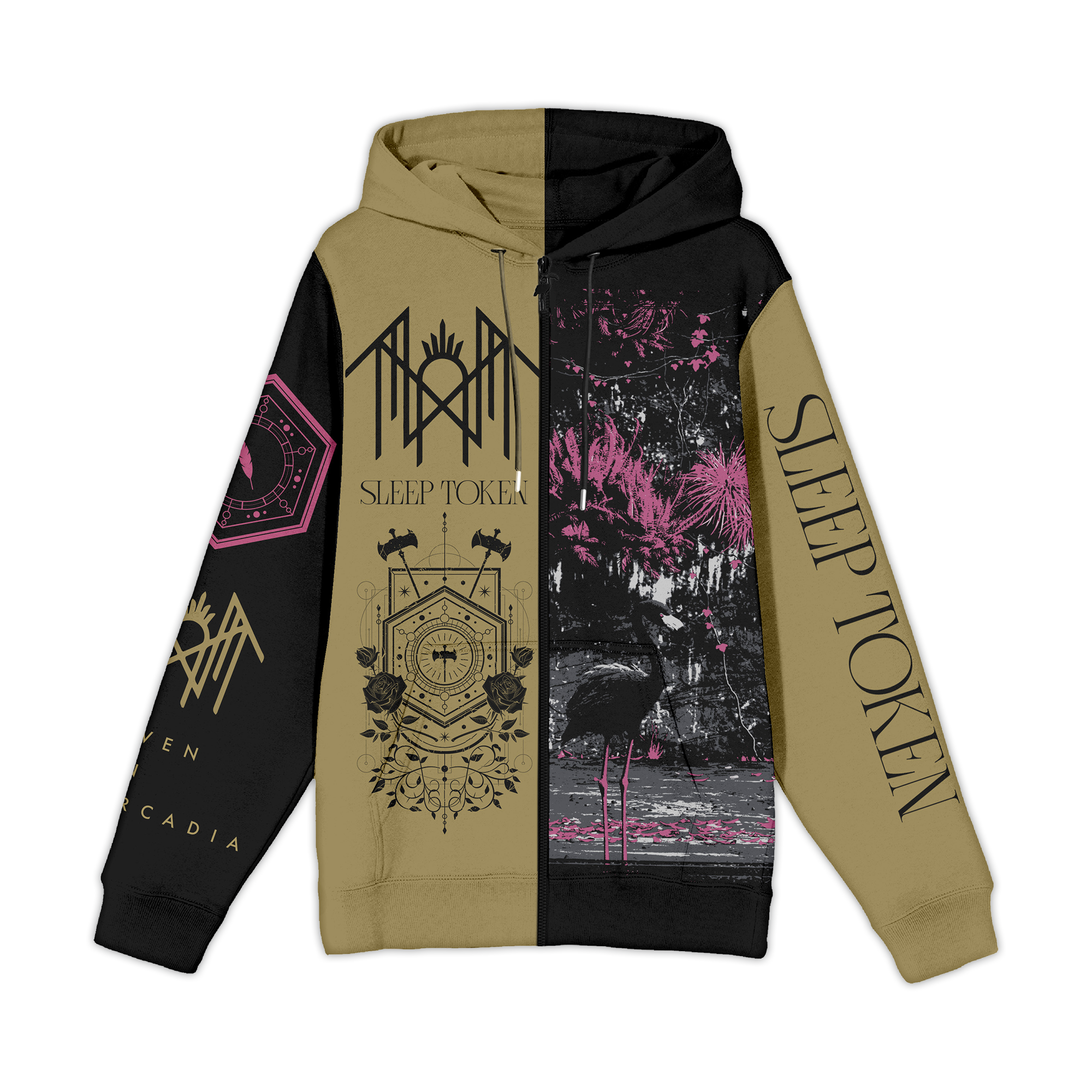 SLEEP TOKEN "EVEN IN ARCADIA" LIMITED EDITION EXCLUSIVE CUT & SEW HOODIES