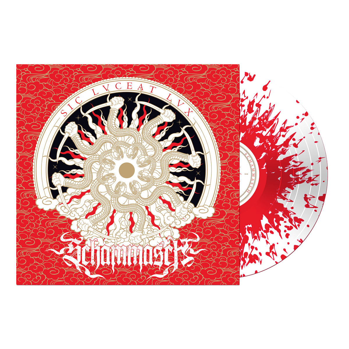 SCHAMMASCH 'SIC LVCEAT LVX' LP (White w/ Red Splatter Vinyl)