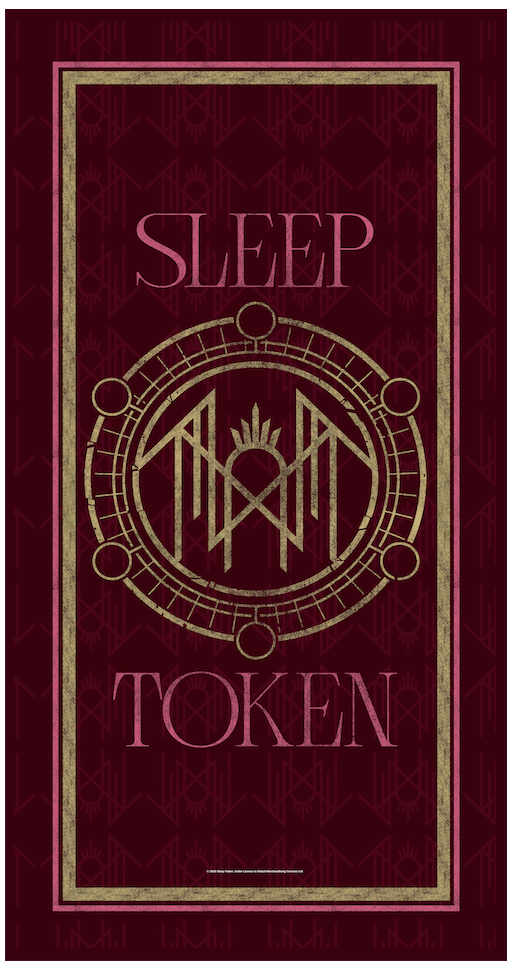 SLEEP TOKEN 'EVEN IN ARCADIA 4' BEACH TOWEL (32"x 63")