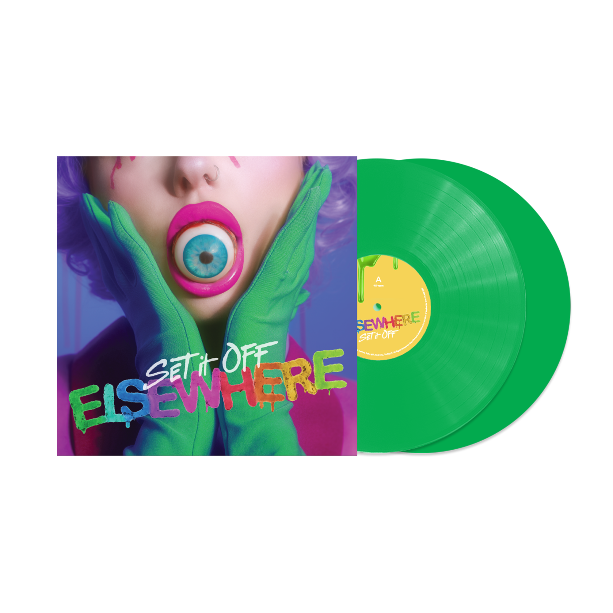 SET IT OFF 'ELSEWHERE' 2LP (Neon Green Vinyl)