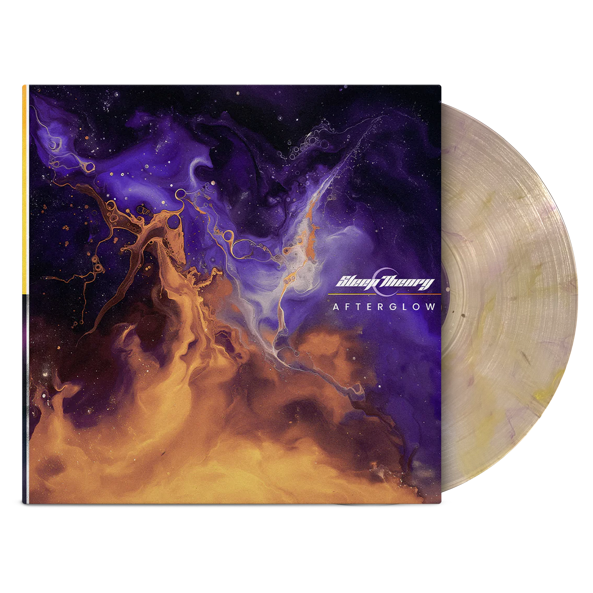 SLEEP THEORY ‘AFTERGLOW’ LP (Limited Edition – Only 300 made, Clear w/ Yellow & Purple Swirl Vinyl)