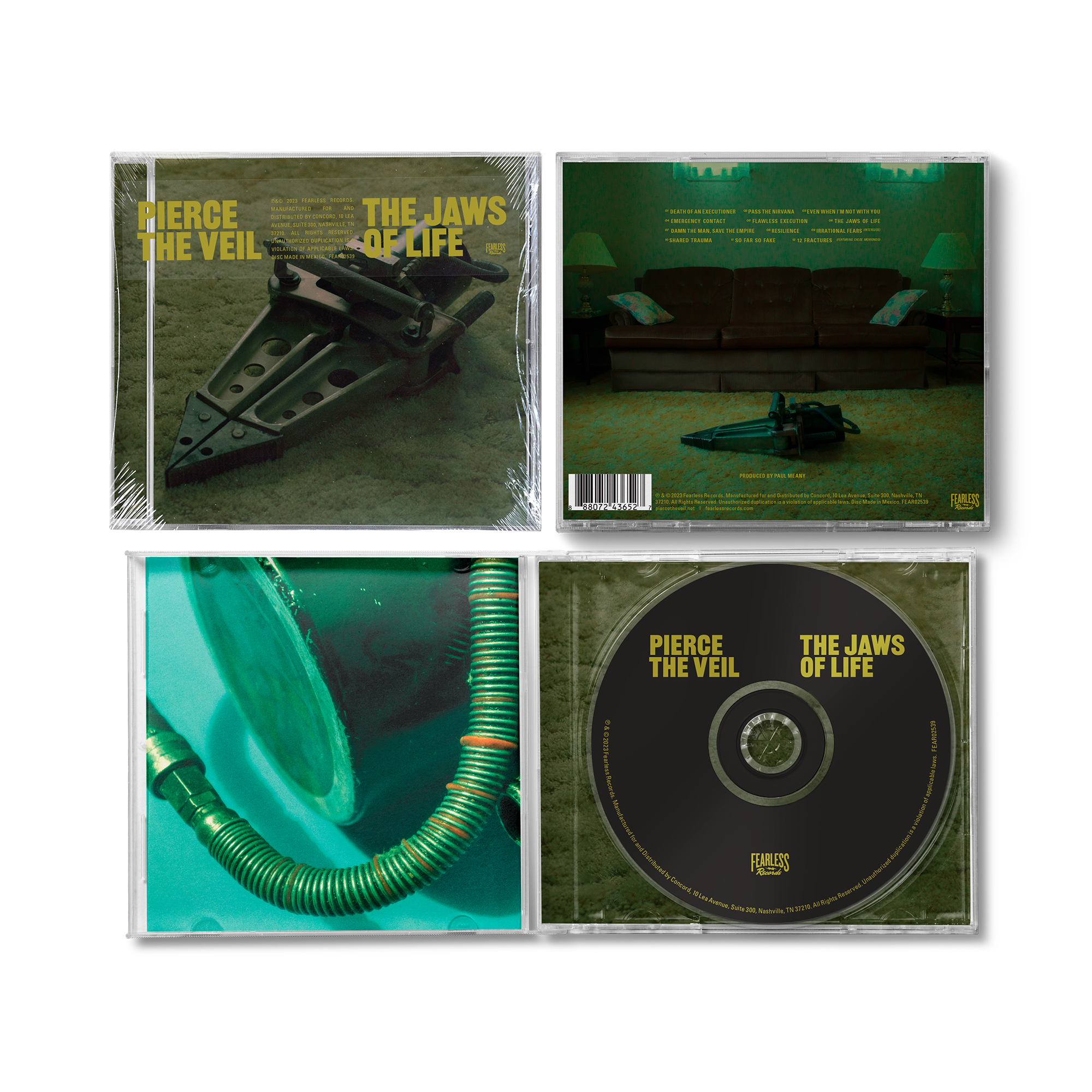 PIERCE THE VEIL 'THE JAWS OF LIFE' CD
