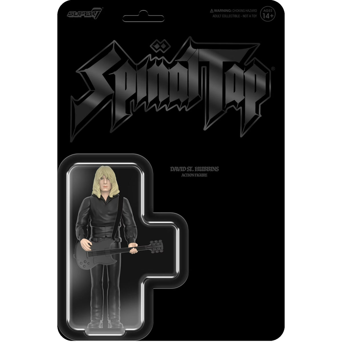 SPINAL TAP - DAVID ST. HUBBINS NONE MORE BLACK WAVE 2 REACTION FIGURE