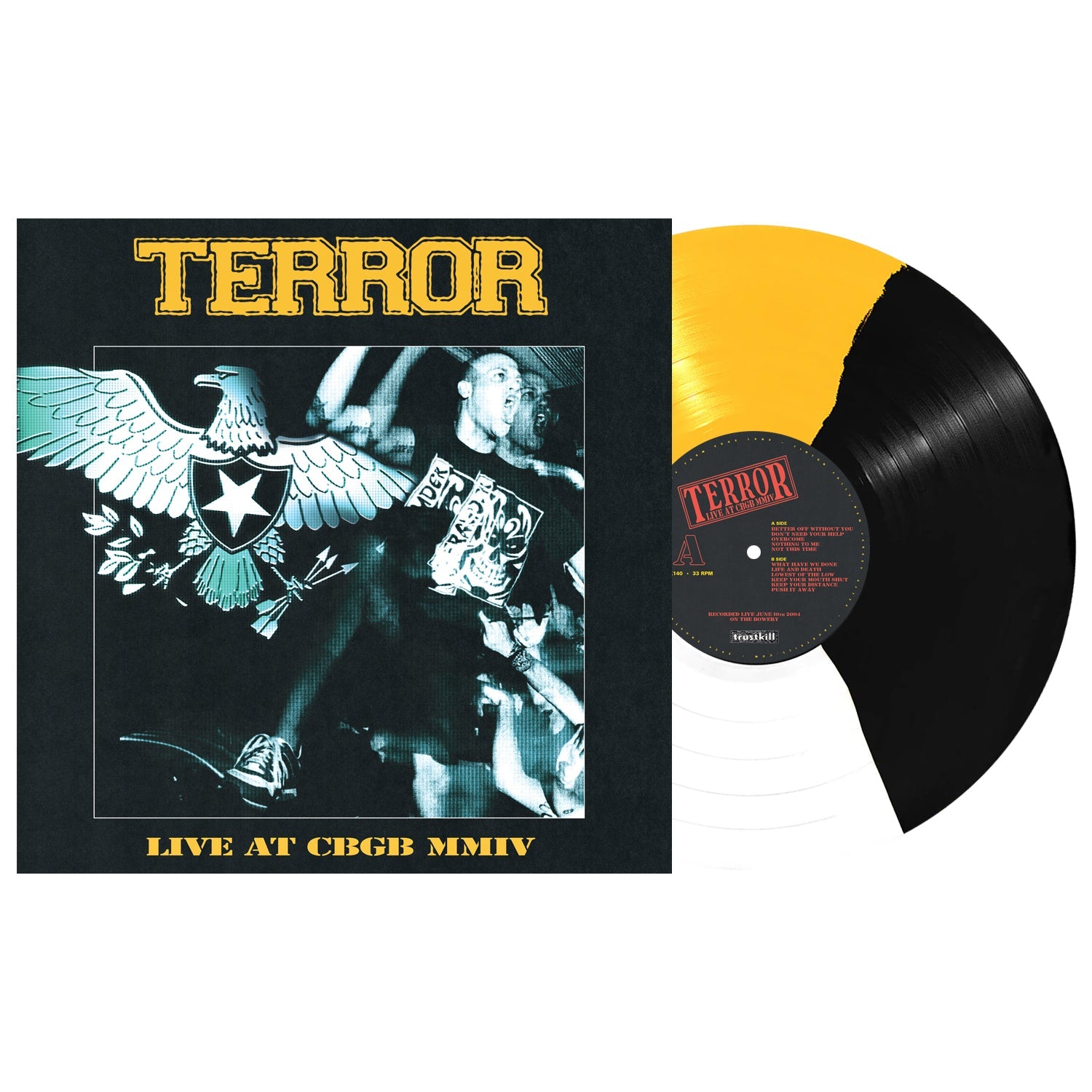 TERROR 'LIVE AT CBGB 2004' LP (Limited Edition – Only 600 made, Black,