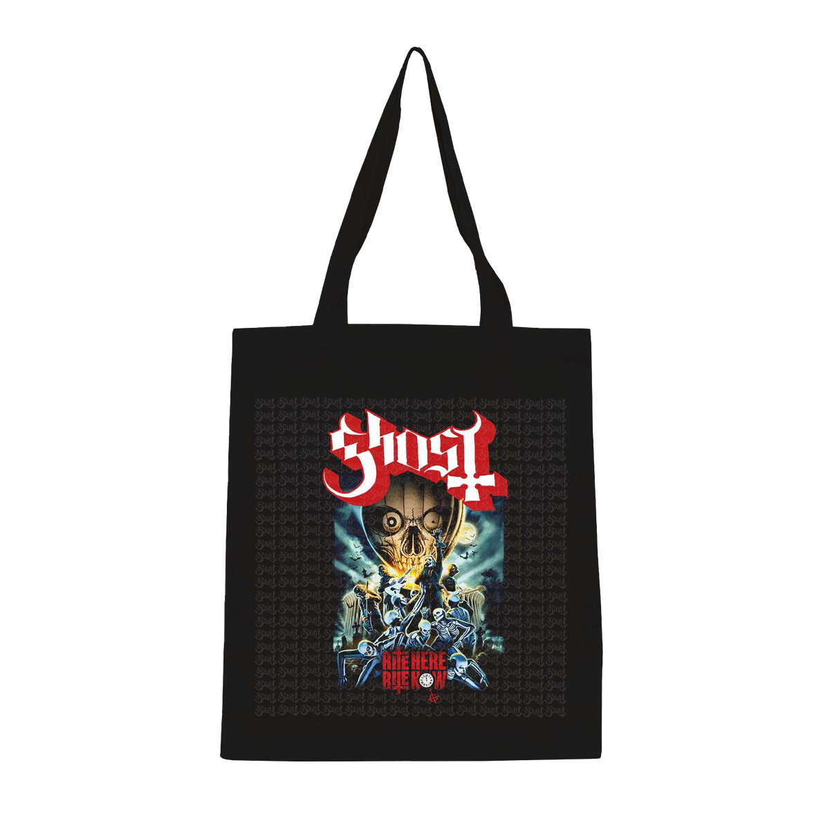 GHOST 'RITE HERE, RITE NOW' TOTE BAG