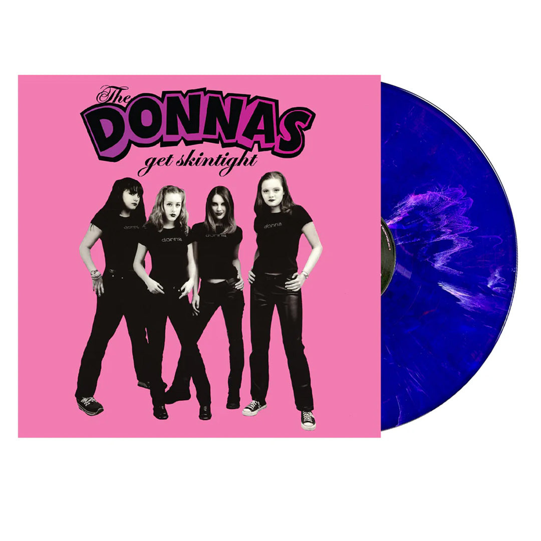 The Donnas Get Skintight - Remastered Purple With Pink Swirl Vinyl