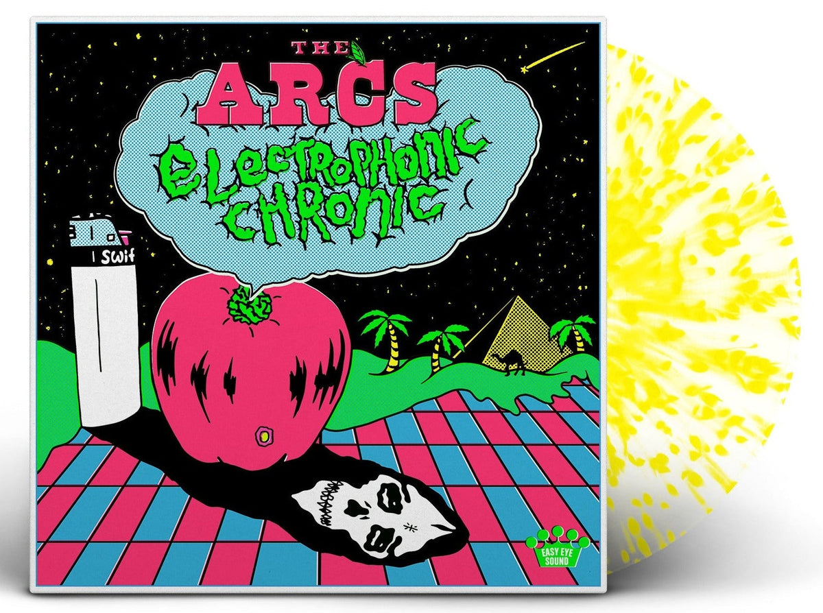 THE ARCS 'ELECTROPHONIC CHRONIC' LP (Limited Edition ' Only 300 Made, Clear & Neon Splatter Vinyl)