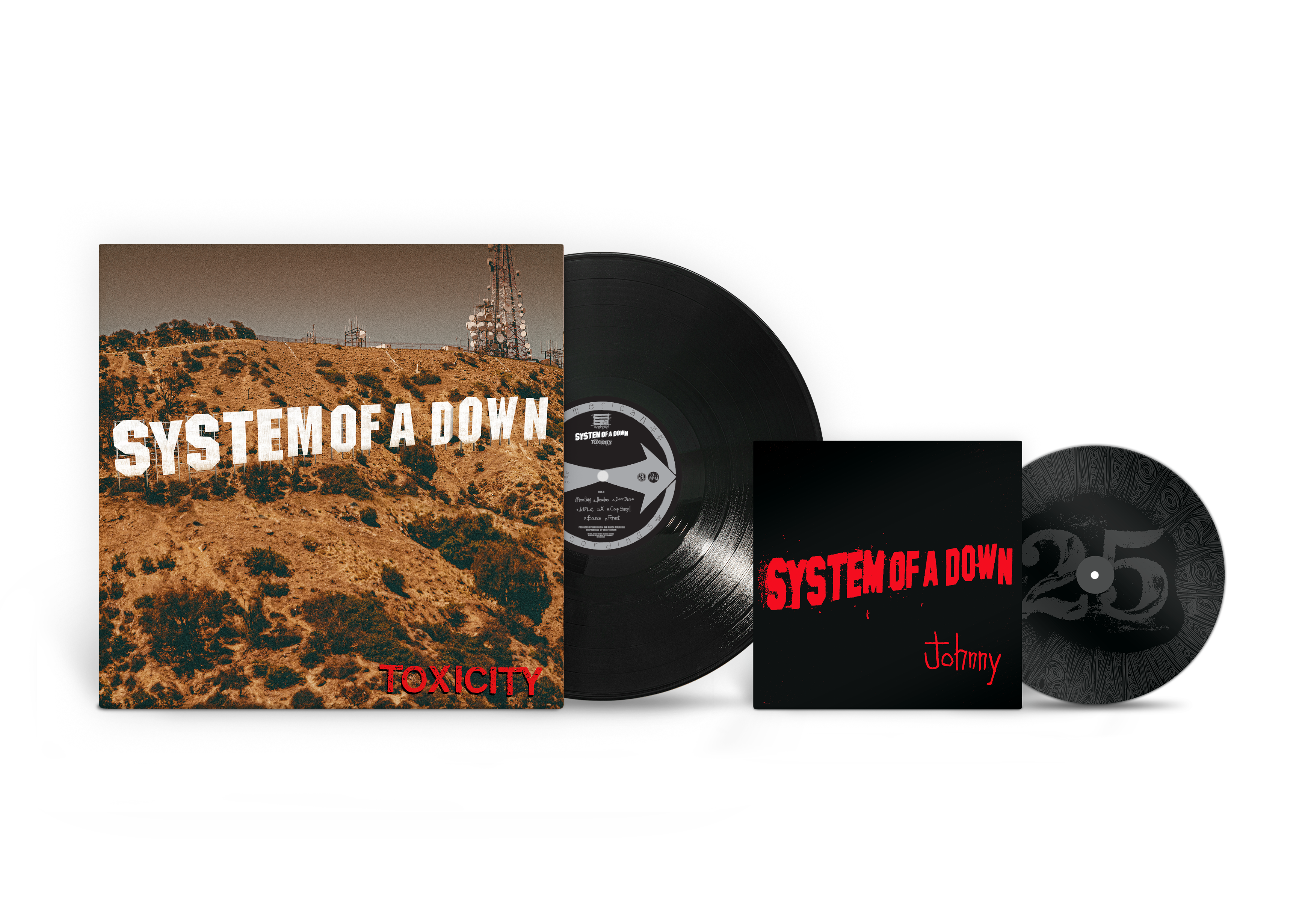 SYSTEM OF A DOWN ‘TOXICITY’ 25TH ANNIVERSARY LP + 7"