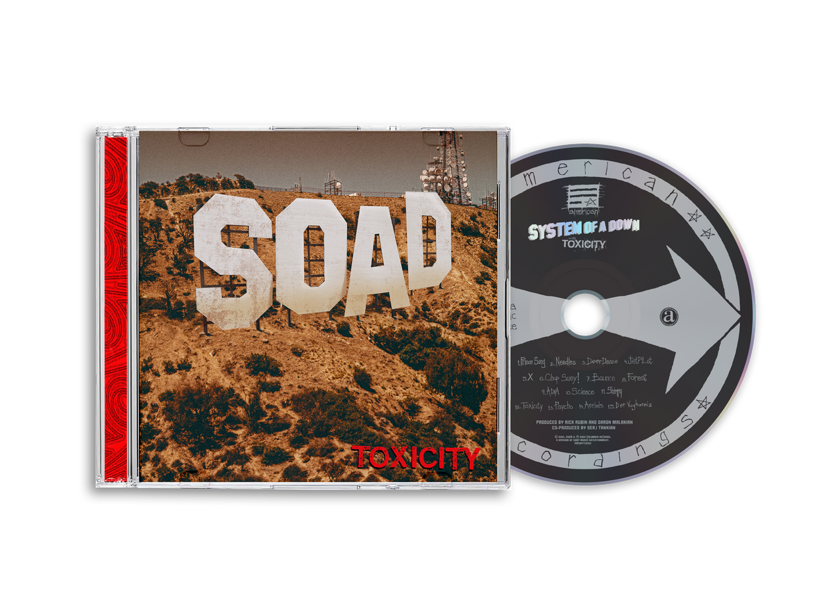 SYSTEM OF A DOWN ‘TOXICITY’ 25TH ANNIVERSARY CD