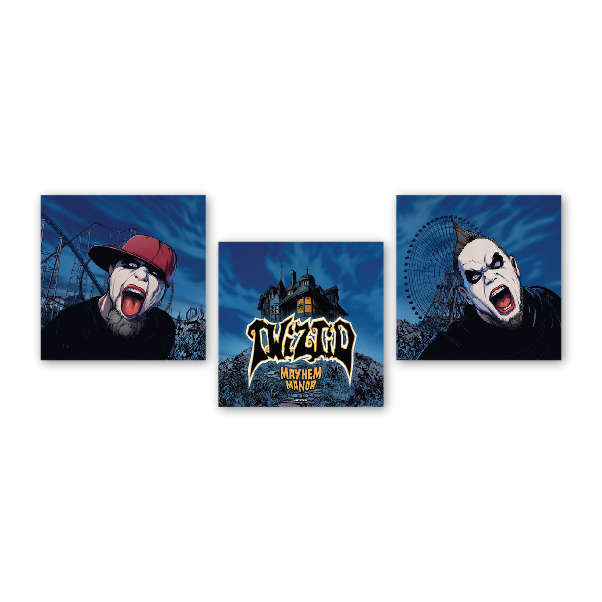 TWIZTID 'HAUNTED HIGH-ONS' LP (Green Vinyl) + TWIZTID: MAYHEM MANOR - GRAPHIC NOVEL