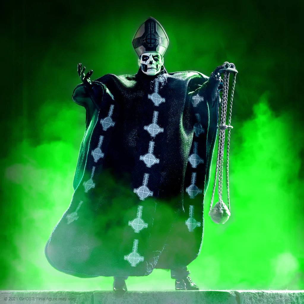 GHOST 'GHOST ULTIMATES! WAVE 2 - PAPA EMERITUS II' ACTION FIGURE