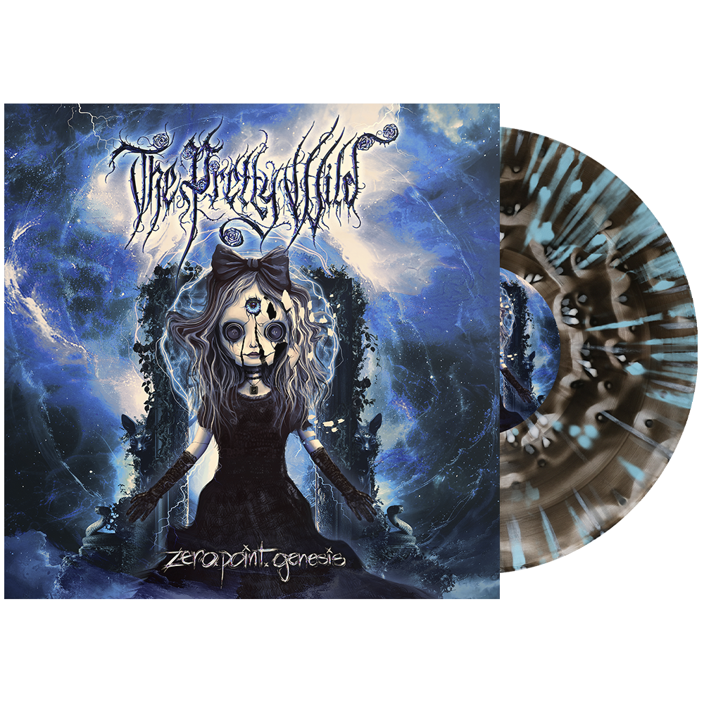 THE PRETTY WILD'ZERO.POINT.GENESIS' LP (Exclusive ' Limited to 100, Black Ice Cloudy w/ Baby Blue Splatter Vinyl)