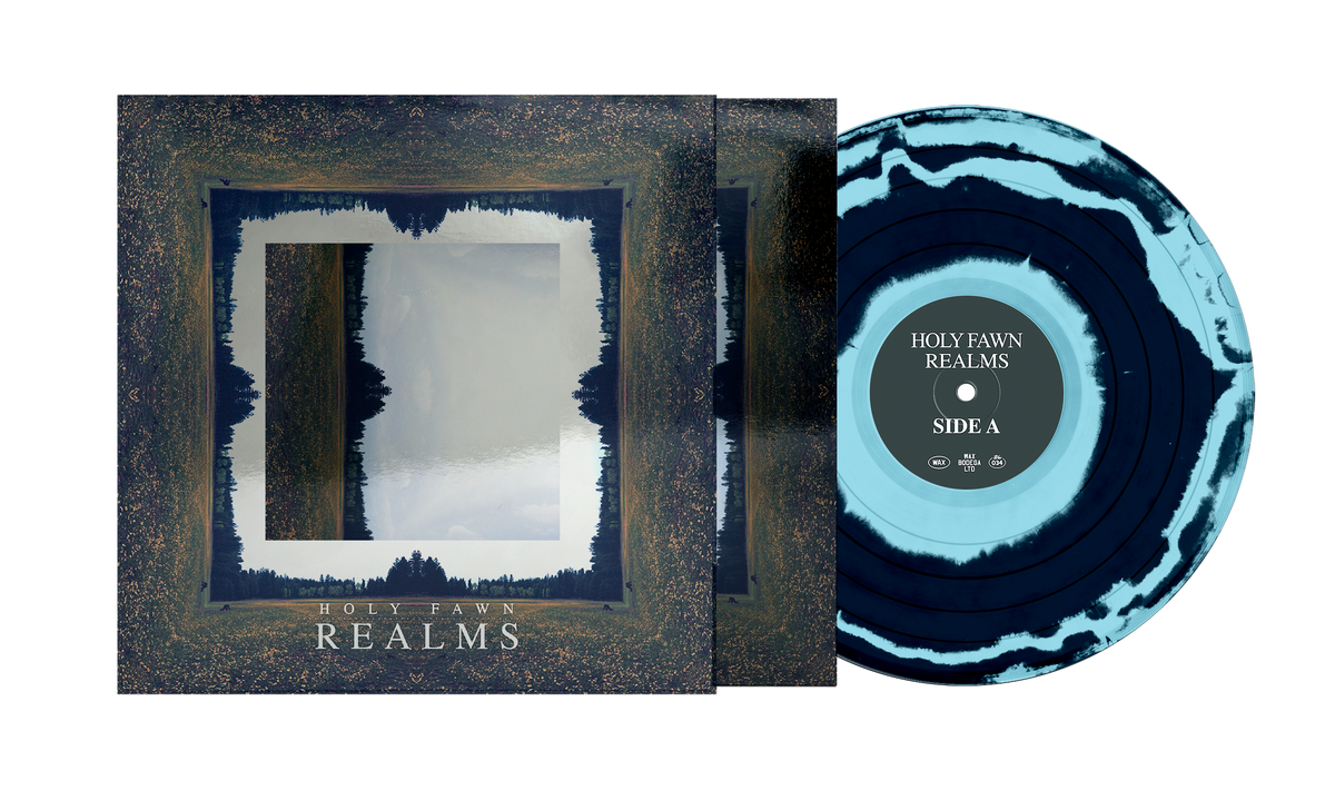HOLY FAWN 'REALMS' EP (Limited Edition ' Only 250 Made, Transparent Blue & Powder Blue A-Side/B-Side Vinyl)