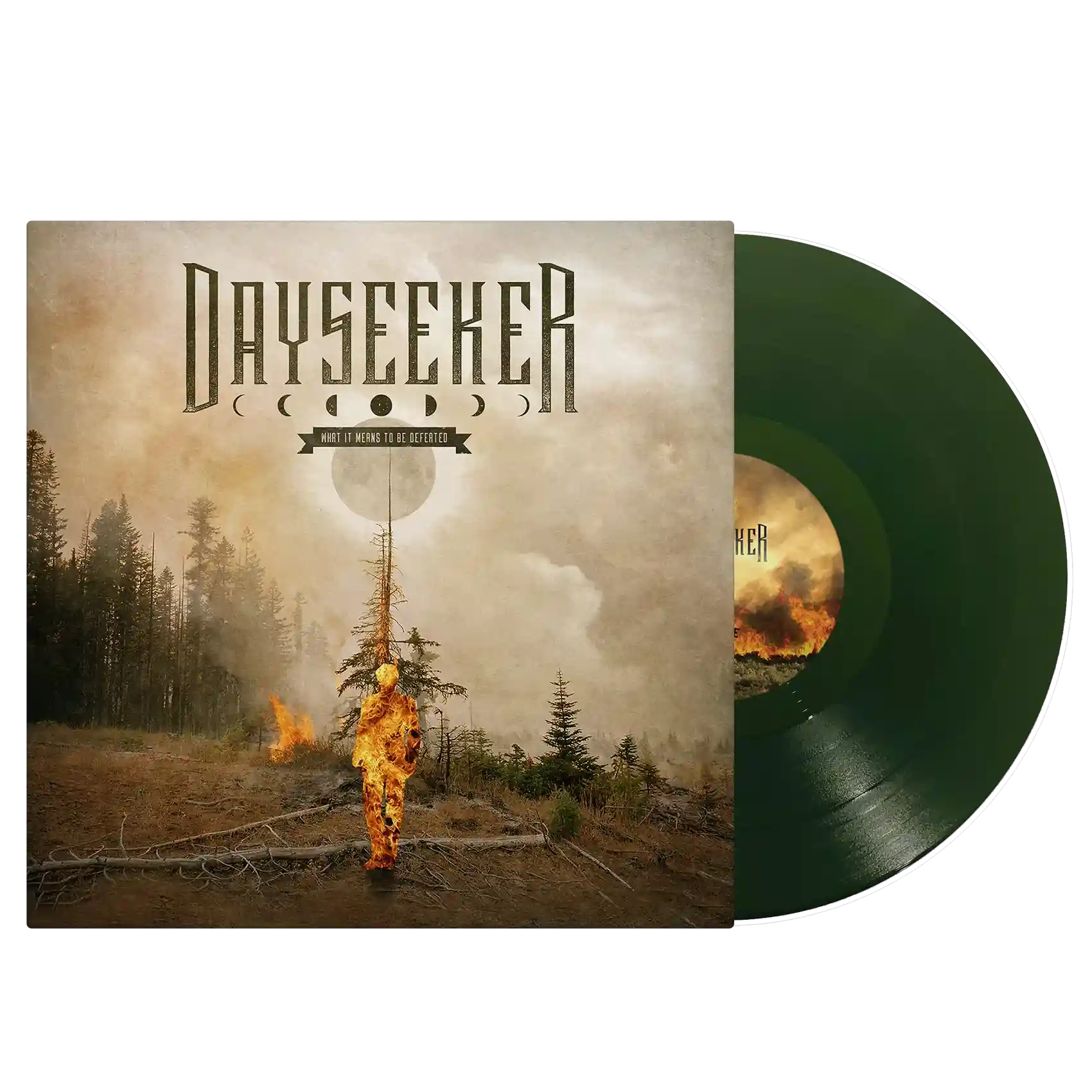 DAYSEEKER 'WHAT IT MEANS TO BE DEFEATED' LP (Forest Green Vinyl)