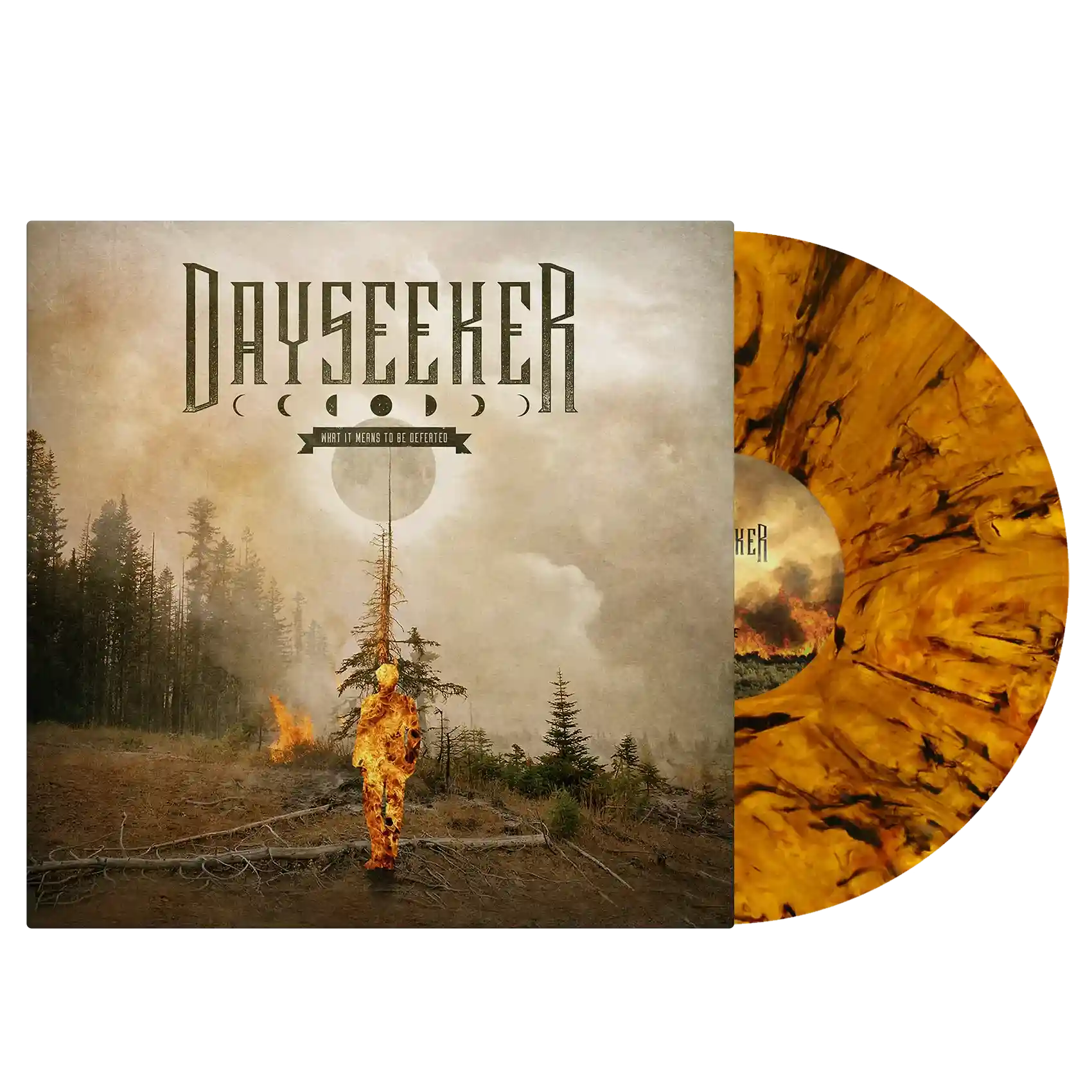 DAYSEEKER 'WHAT IT MEANS TO BE DEFEATED' LP (Tiger Eye Vinyl)