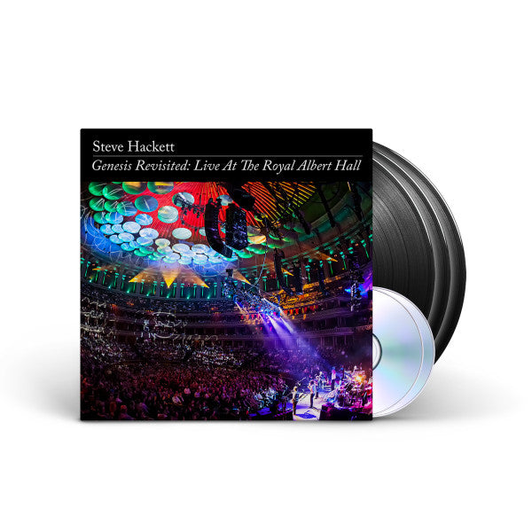 STEVE HACKETT 'GENESIS REVISITED BAND & ORCHESTRA: LIVE' RE-ISSUE 2022 3LP + 2CD