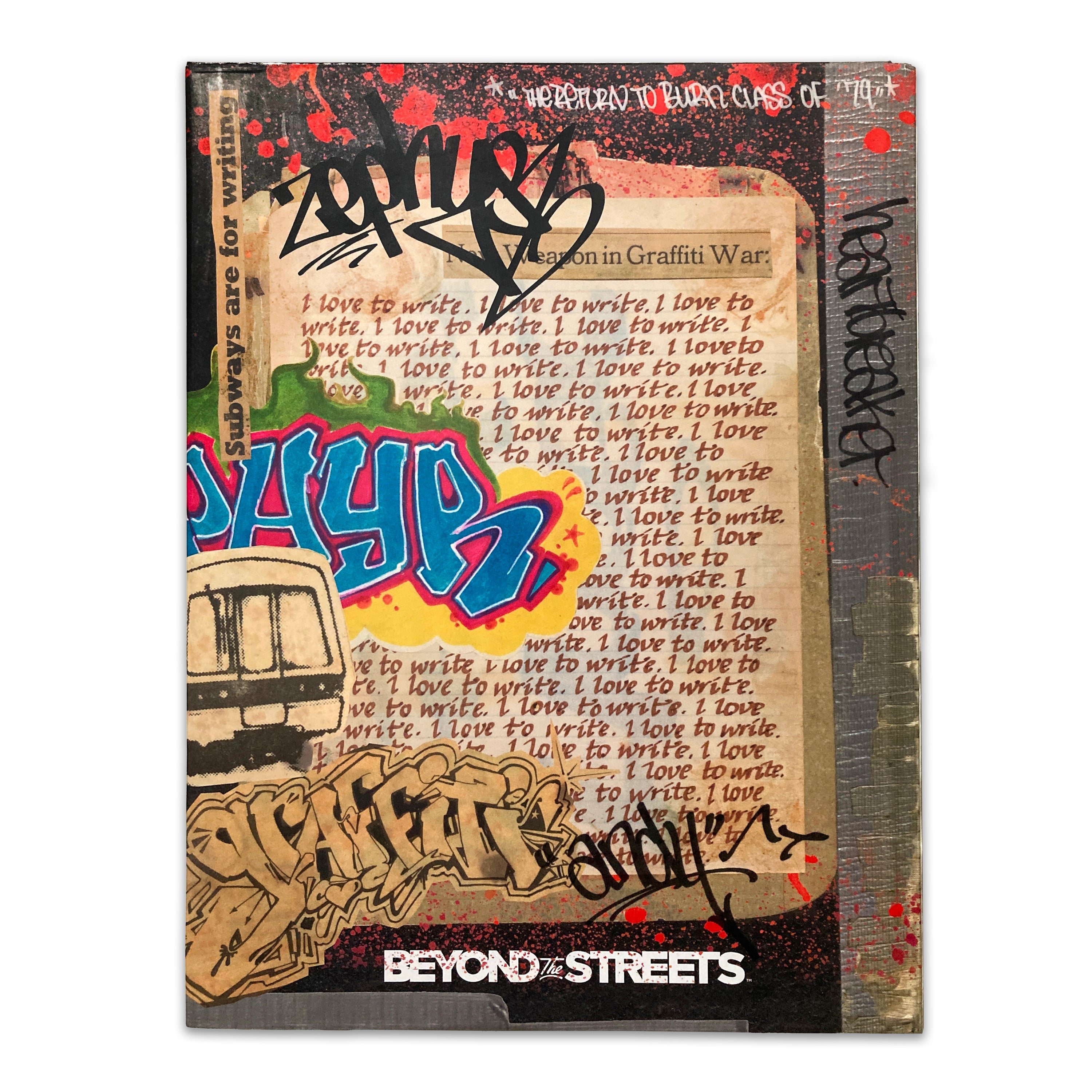 ZEPHYR "GRAFFITI BLACL BOOK/SCRAPBOOK: 1978 & BEYOND” BOOK