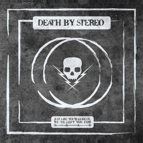 DEATH BY STEREO 'JUST LIKE YOU'D LEAVE US, WE'VE LEFT YOU FOR' 12" EP (Import, Yellow & Black Splatter Vinyl)