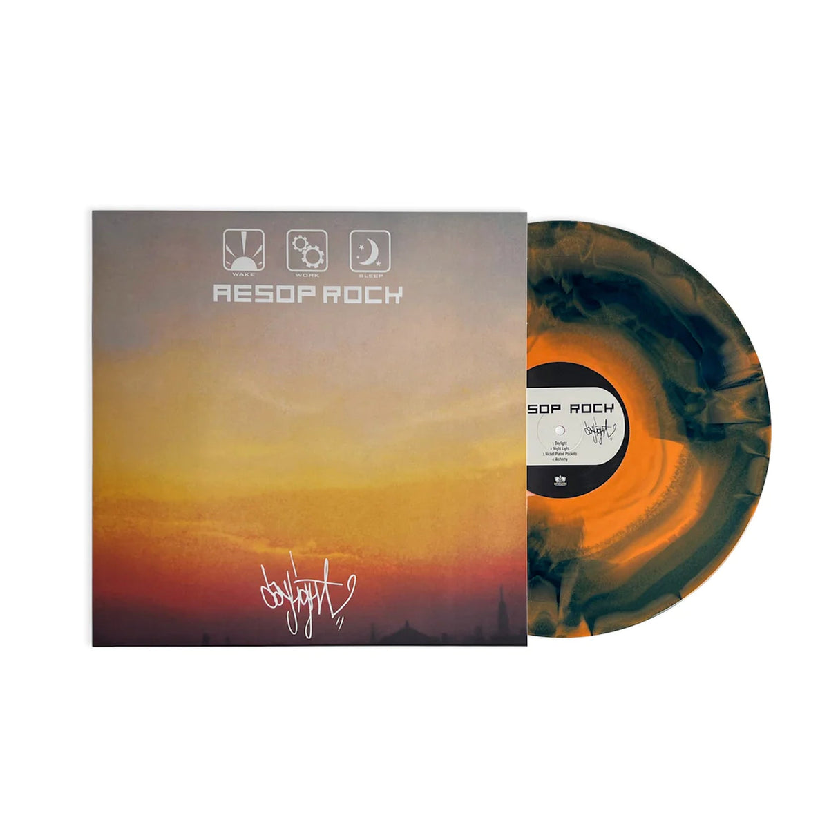 Aesop Rock Daylight 12 EP Orange Blue