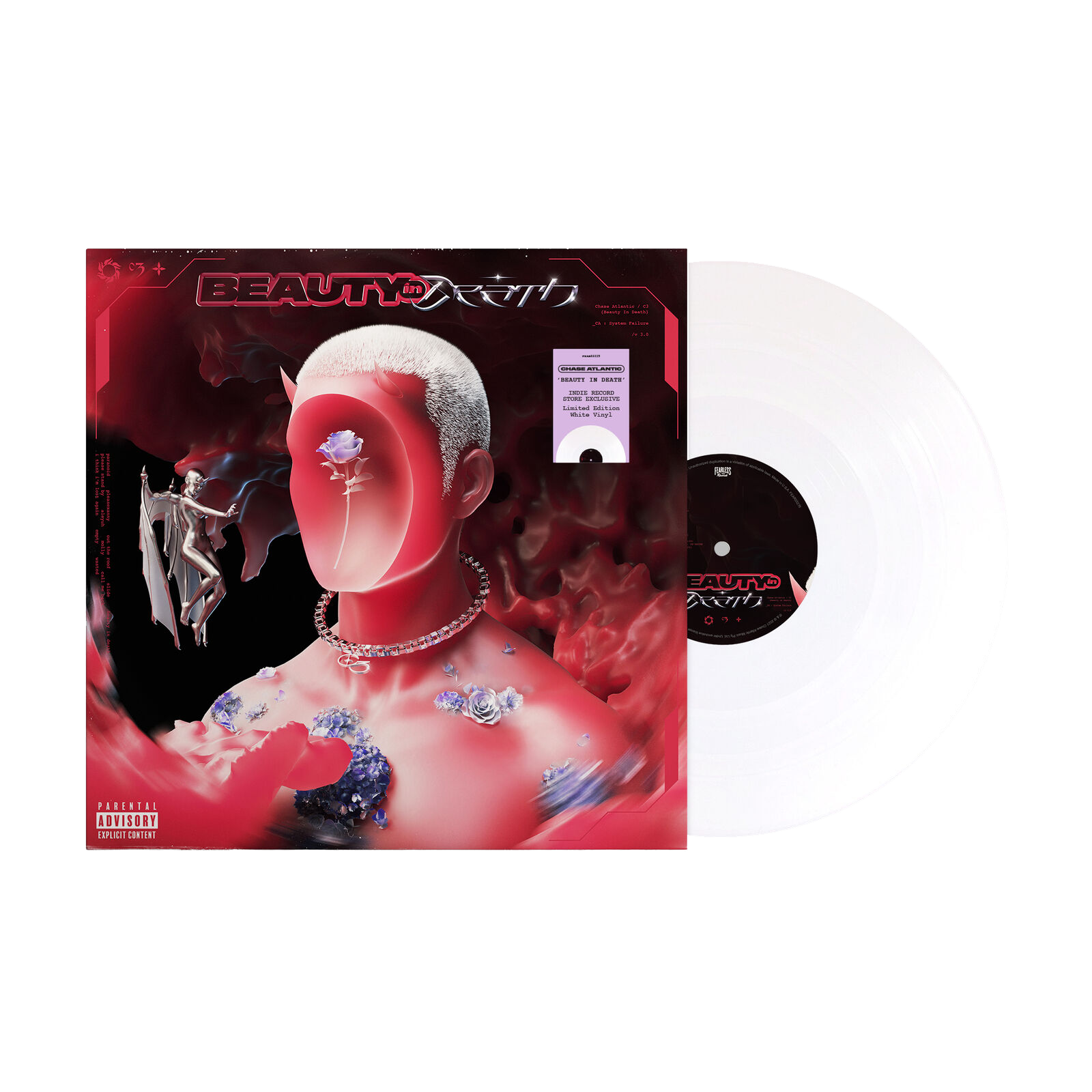 CHASE ATLANTIC 'BEAUTY IN DEATH' LP (White Vinyl)