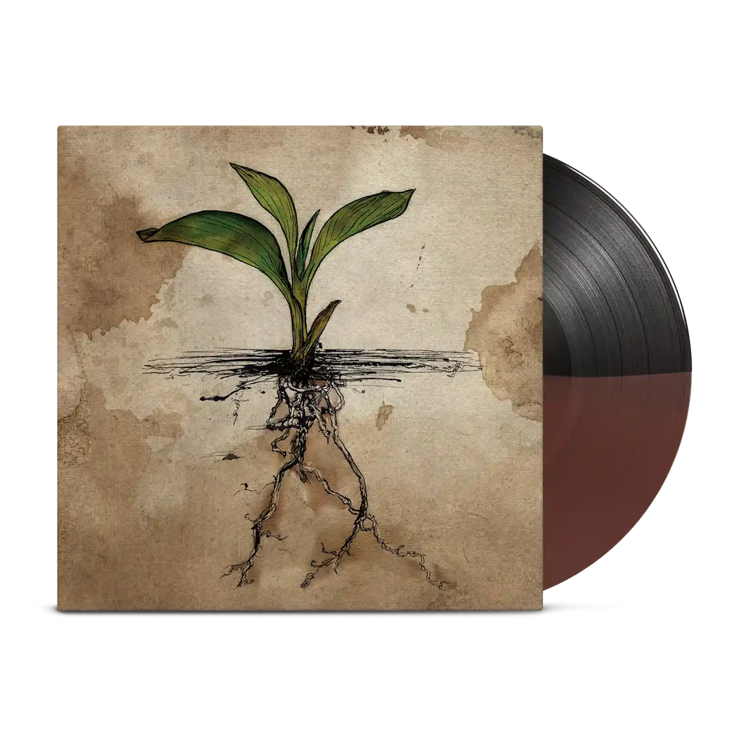 FEAR BEFORE THE MARCH OF FLAMES ‘FEAR BEFORE’ LIMITED-EDITION BROWN AND BLACK SPLIT LP – ONLY 200 MADE