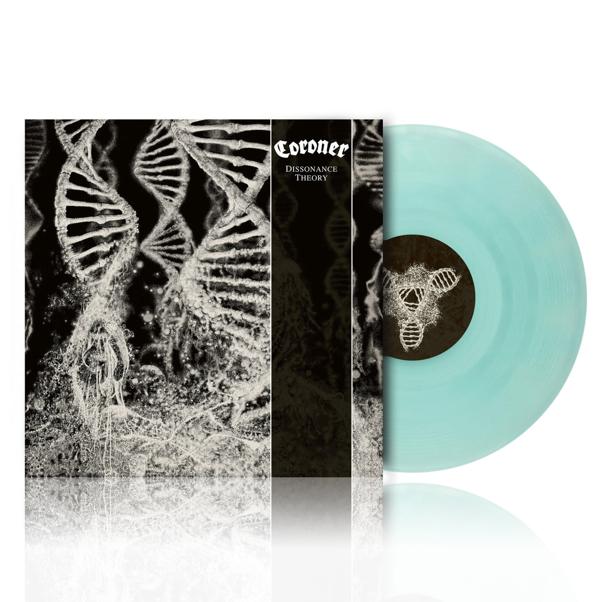 CORONER'DISSONANCE THEORY' LP (Translucent Coke Bottle Clear Vinyl)