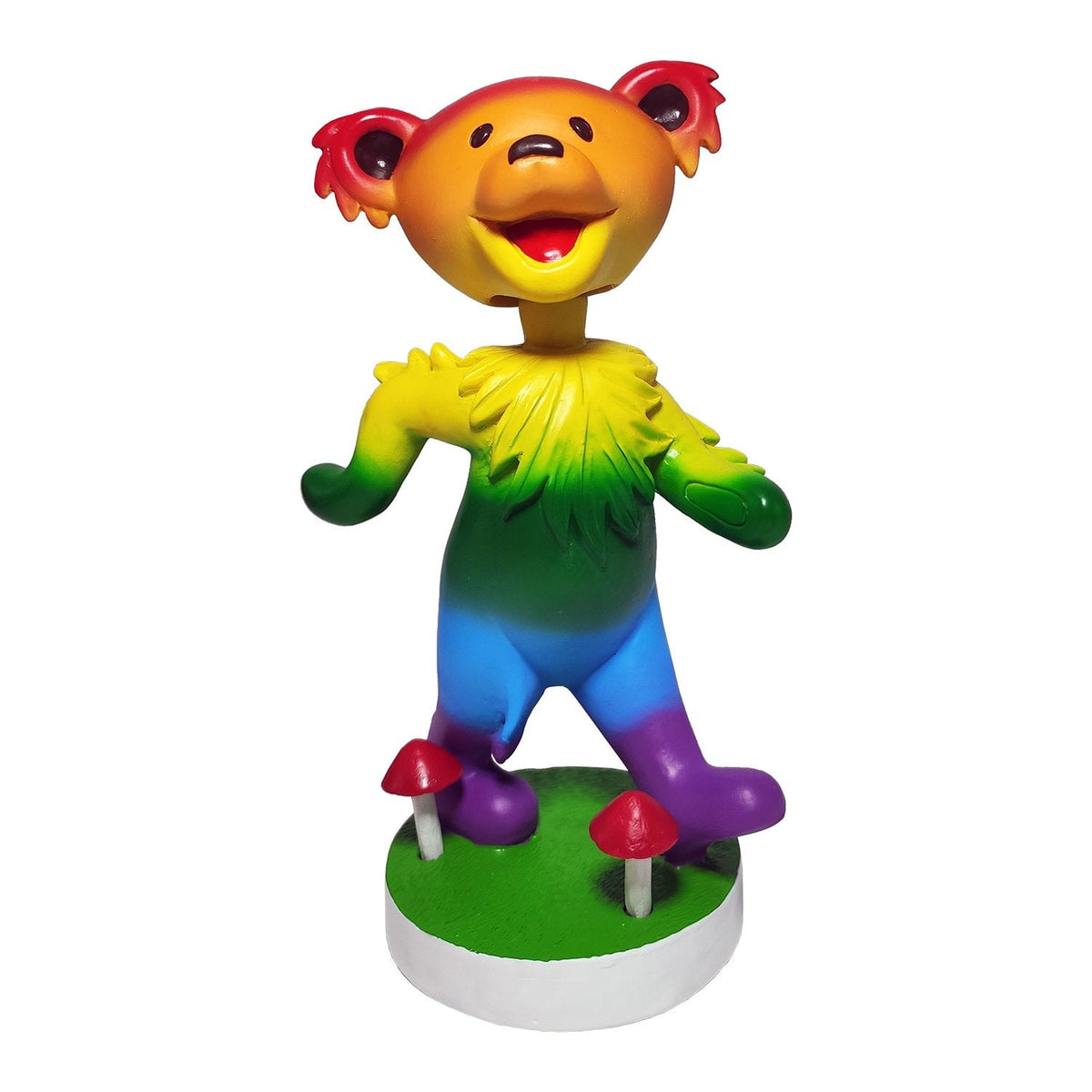 GRATEFUL DEAD DANCING BEAR BOBBLEHEAD - RAINBOW