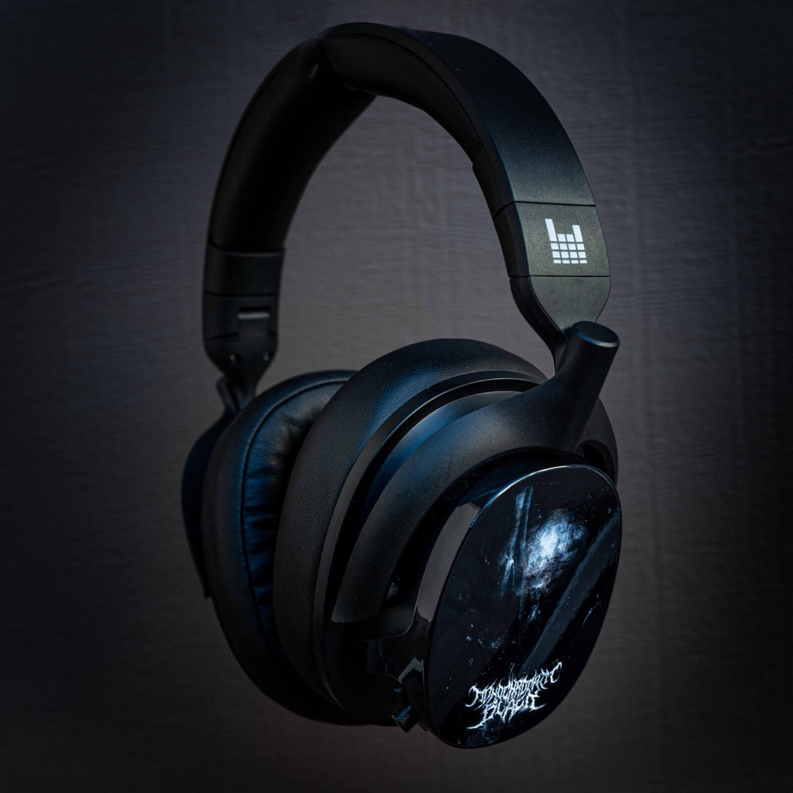 MONOCHROMATIC BLACK HEADPHONES