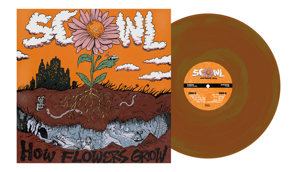 SCOWL'HOW FLOWERS GROW' LIMITED EDITION COPPER SWIRL LP - ONLY 300 MADE