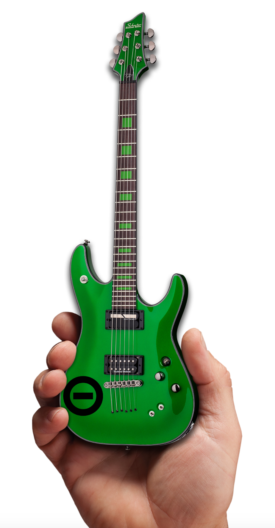 TYPE O NEGATIVE - KENNY HICKEY - SCHECTER DIAMOND SERIES MINI GUITAR ' ONLY 300 MADE