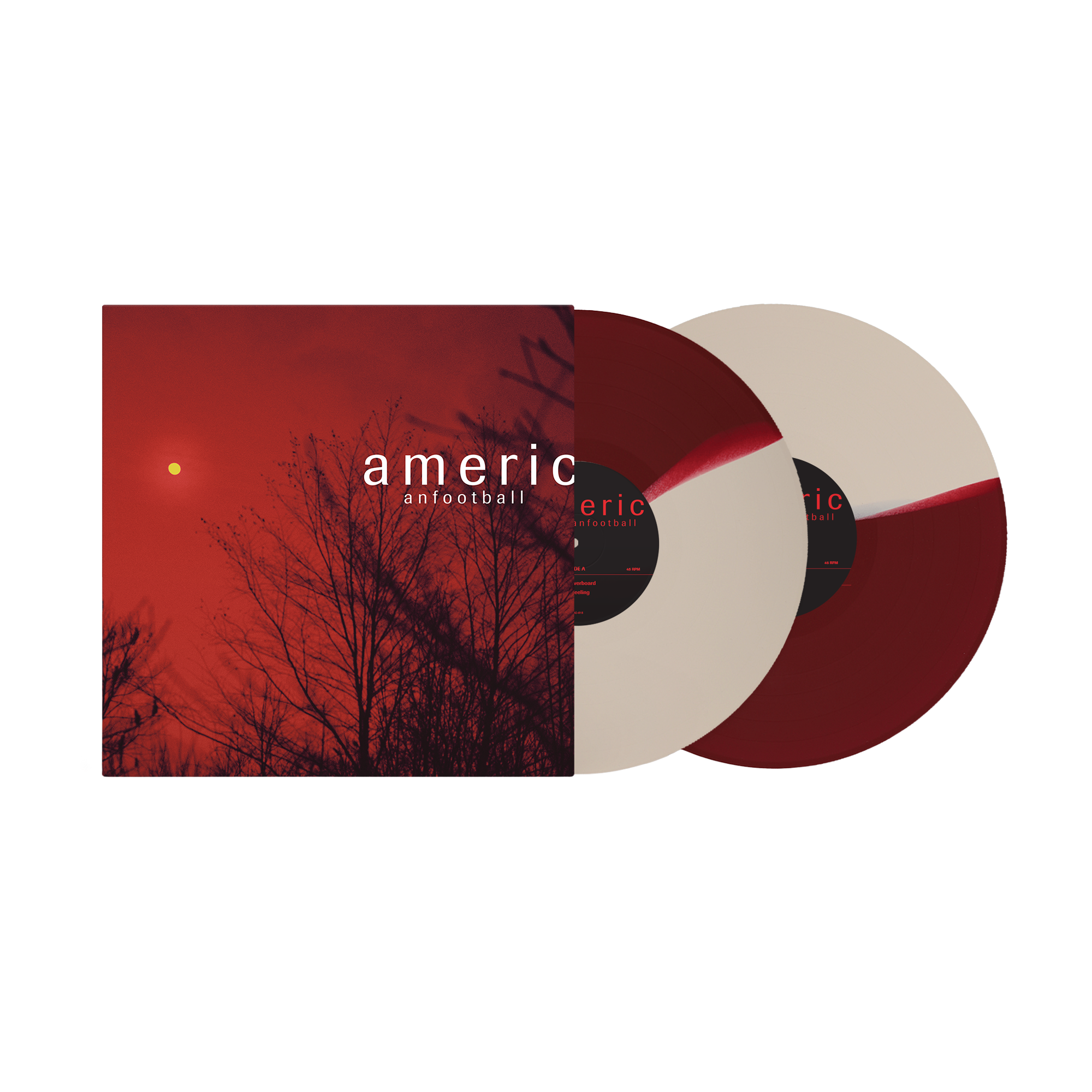 AMERICAN FOOTBALL ‘LP4’ 2LP (Exclusive – Limited to 300, Half Burgundy / Half Beige Vinyl)