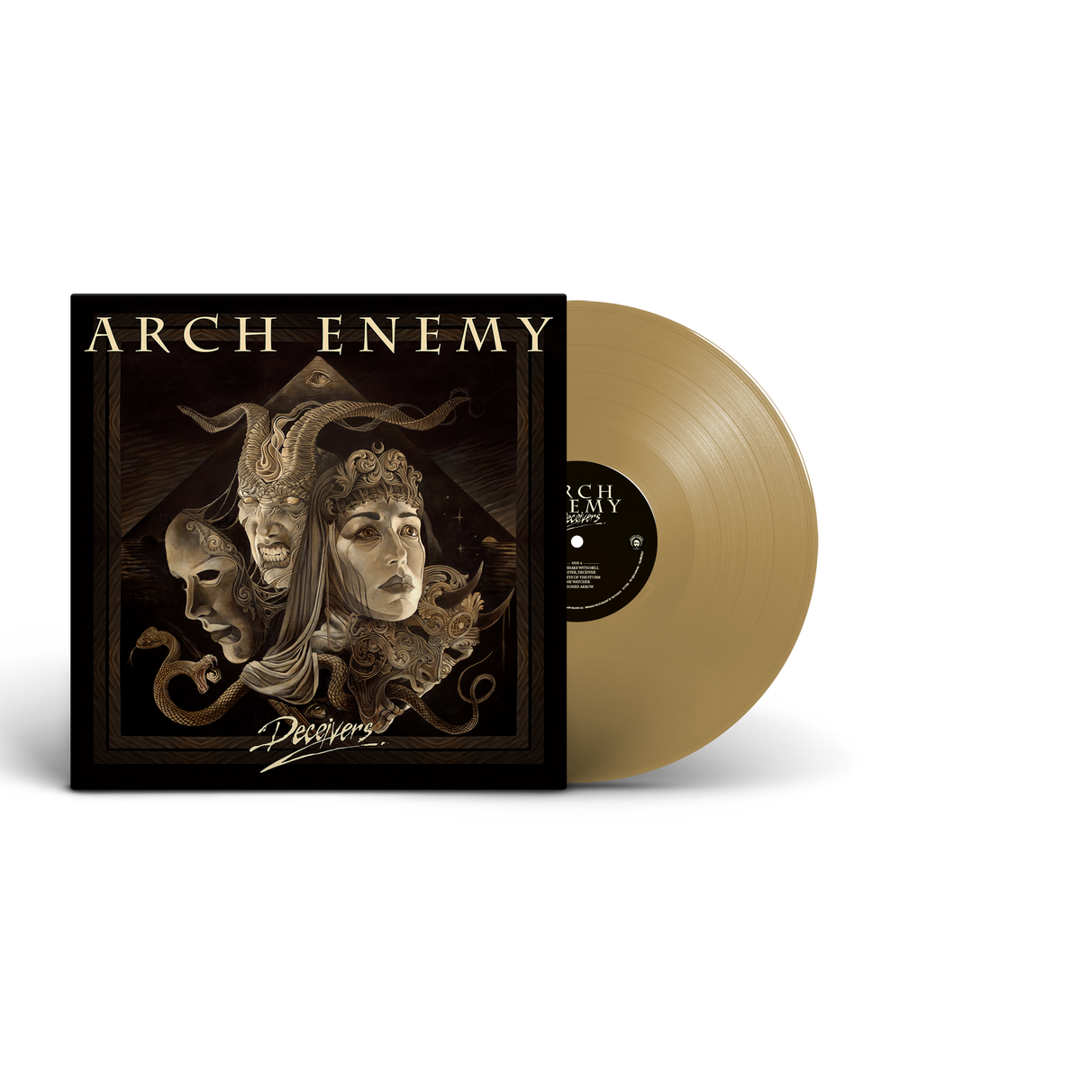 ARCH ENEMY'DECEIVERS' LP (Limited Edition - Only 500 Made, Transparent Tan Vinyl)