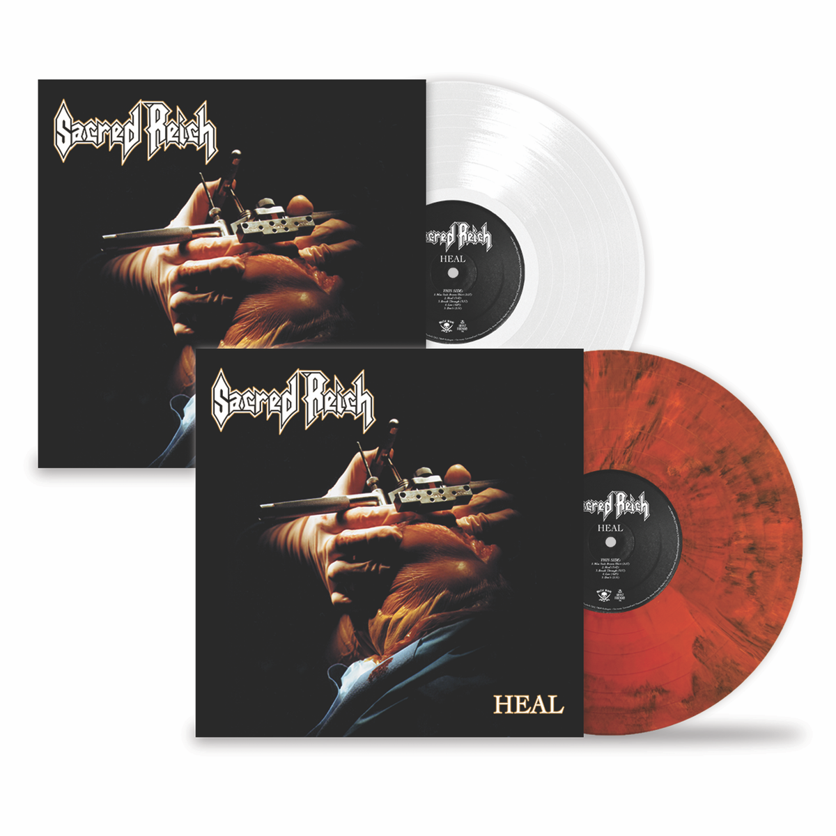 SACRED REICH'HEAL' LP (Limited Edition ' Only 250 Made Each, Various Color Vinyl)