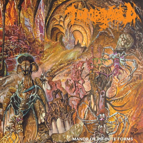 TOMB MOLD 'MANOR OF INFINITE FORMS' LP (Neon Orange Black Smoke Vinyl)