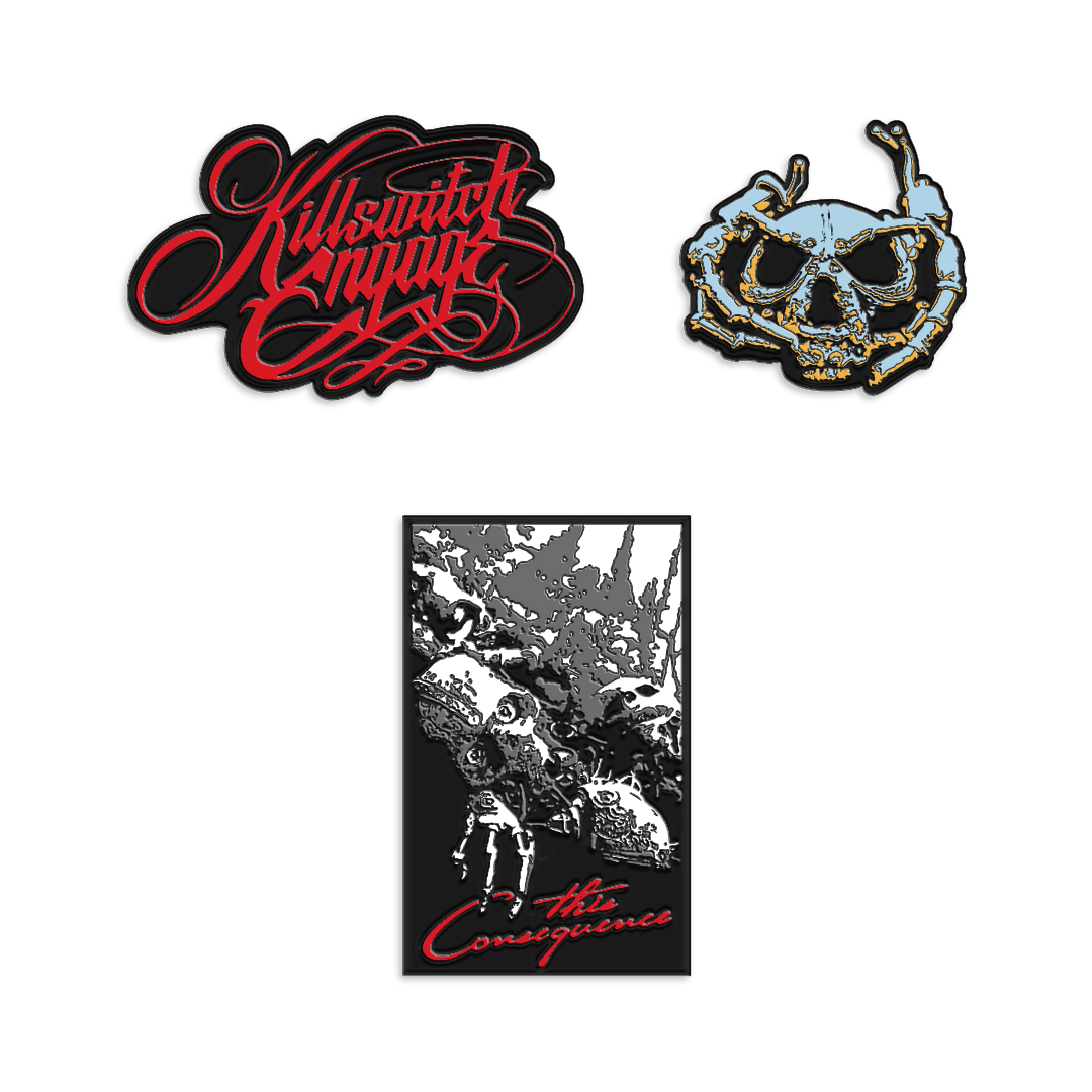 KILLSWITCH ENGAGE'THIS CONSEQUENCE' LP - EXCLUSIVE - LTD. 500 - ENGULFING MOSS + REVOLVER WINTER 2024 ISSUE & ENAMEL PIN SET