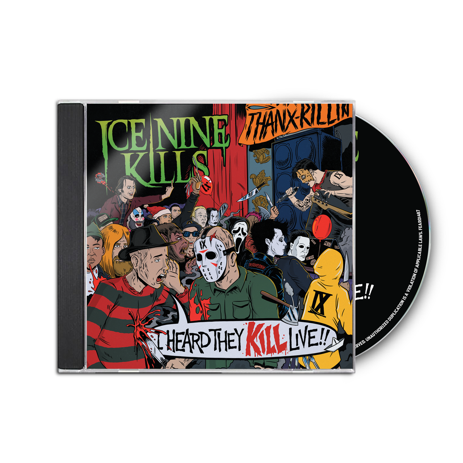 ICE NINE KILLS 'I HEARD THEY KILL LIVE!' CD