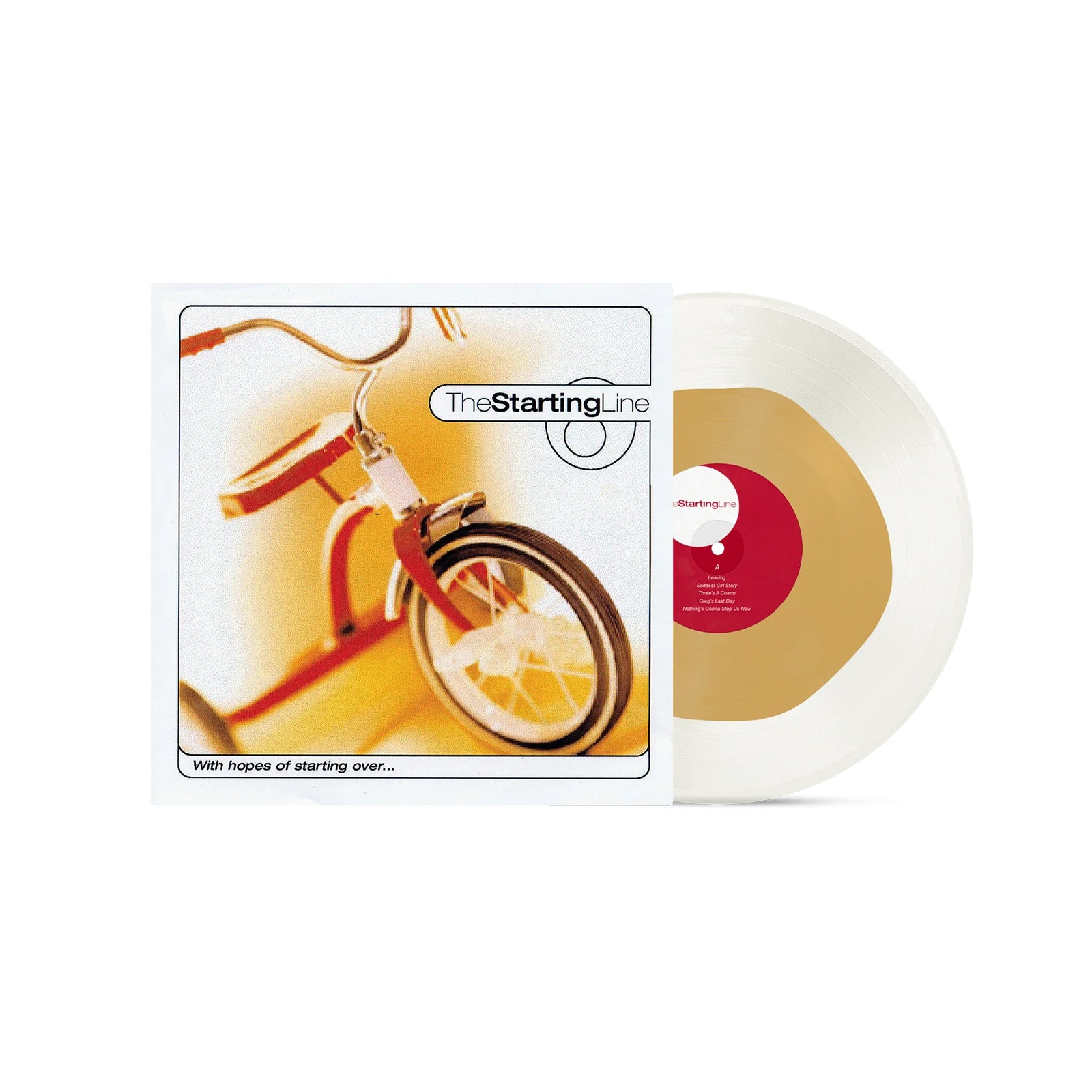 THE STARTING LINE 'WITH HOPES OF STARTING OVER' LP (Milky Clear & Custard Vinyl)