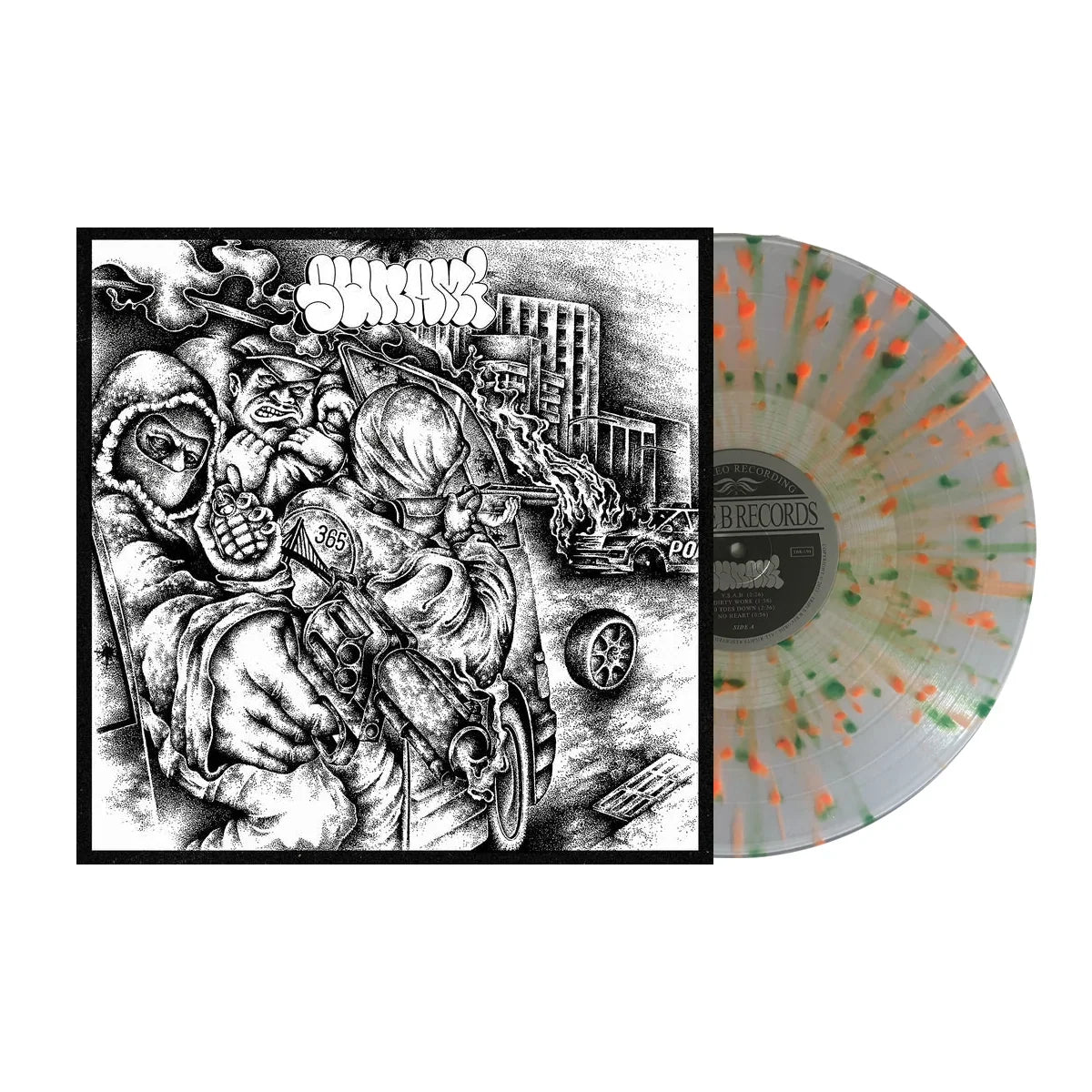 SUNAMI ‘SUNAMI’ LP (Green/Neon Orange Splatter Vinyl)