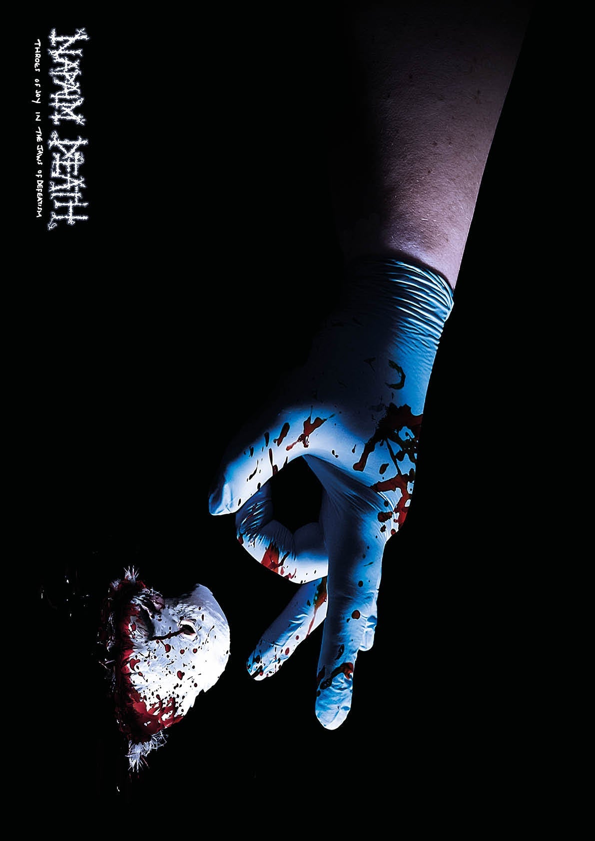 NAPALM DEATH'THROES OF JOY IN THE JAWS OF DEFEATISM' LIMITED-EDITION MUCUS WITH ENVY SWIRLED VINYL' ONLY 250 MADE