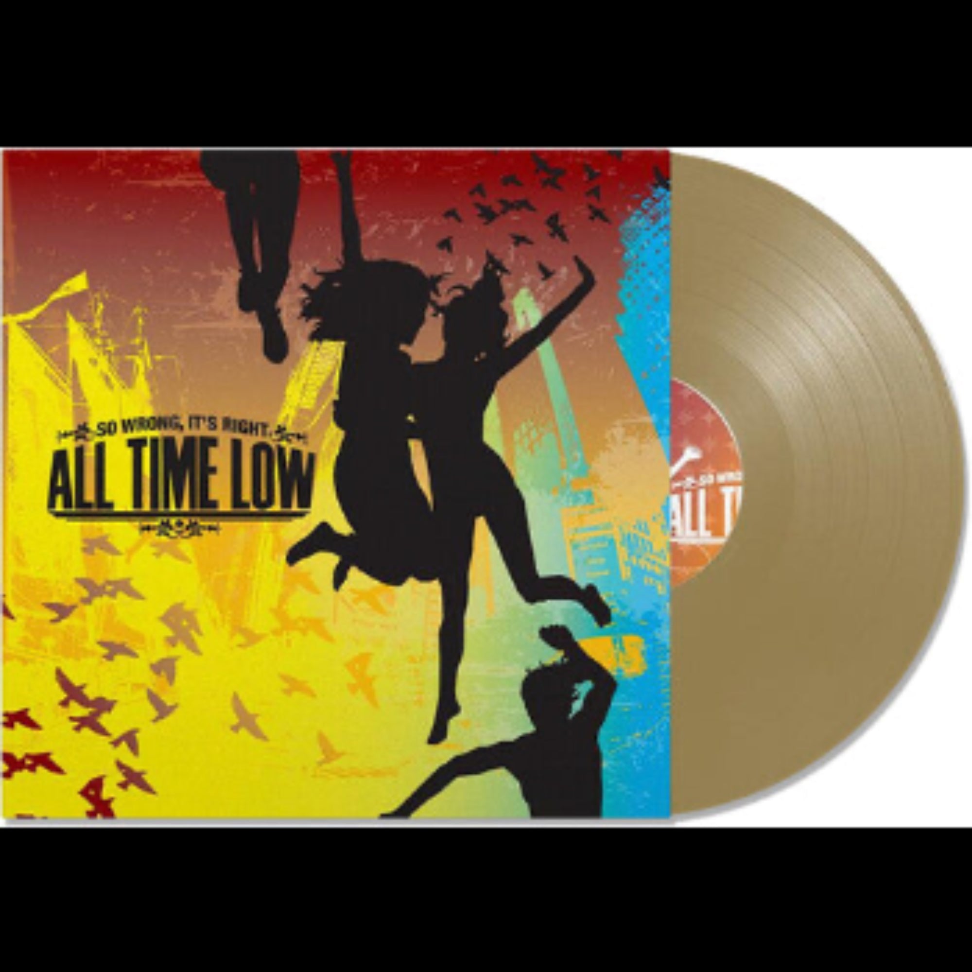 ALL TIME LOW 'SO WRONG IT'S RIGHT' LP (Gold Vinyl)