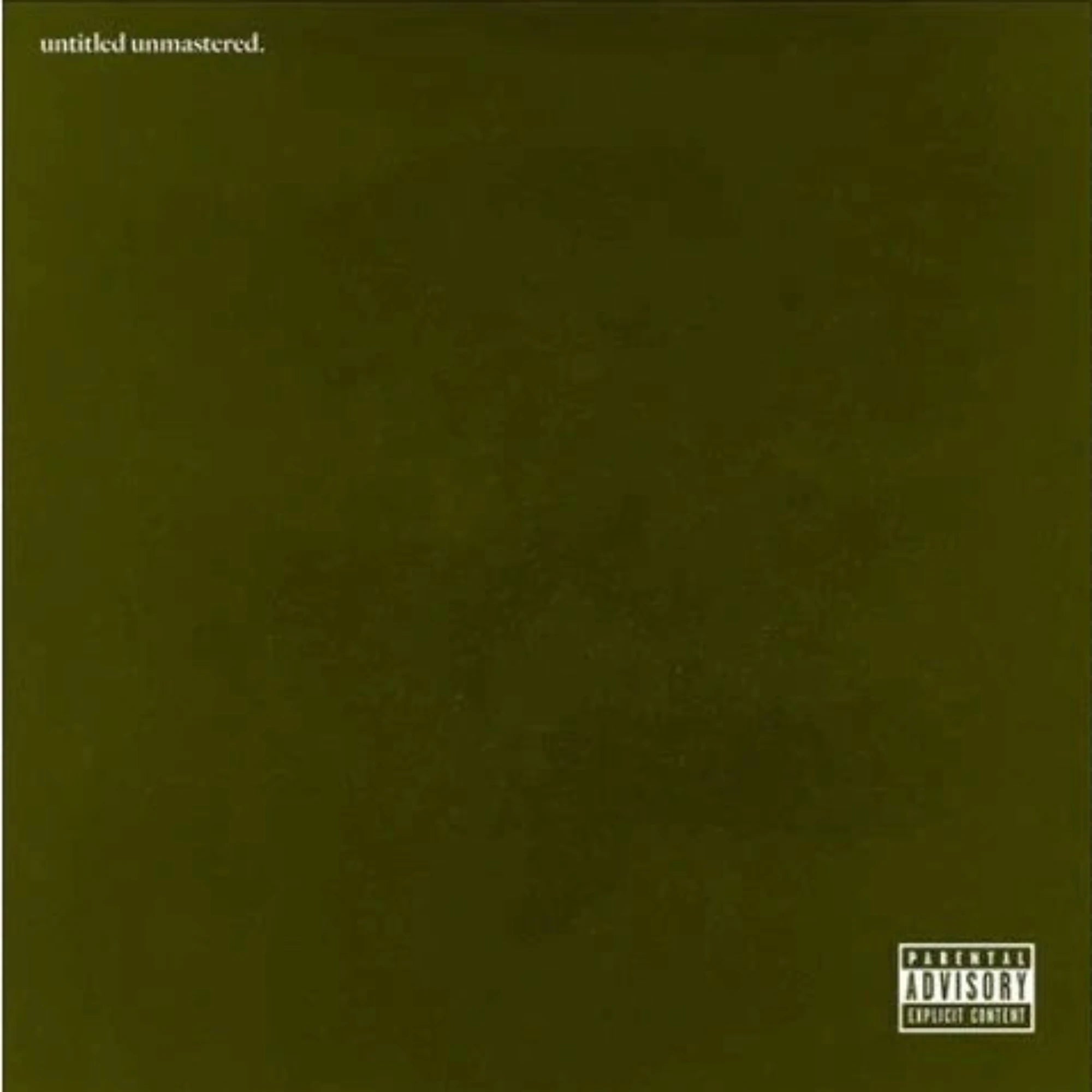 KENDRICK LAMAR 'UNTITLED UNMASTERED' LP