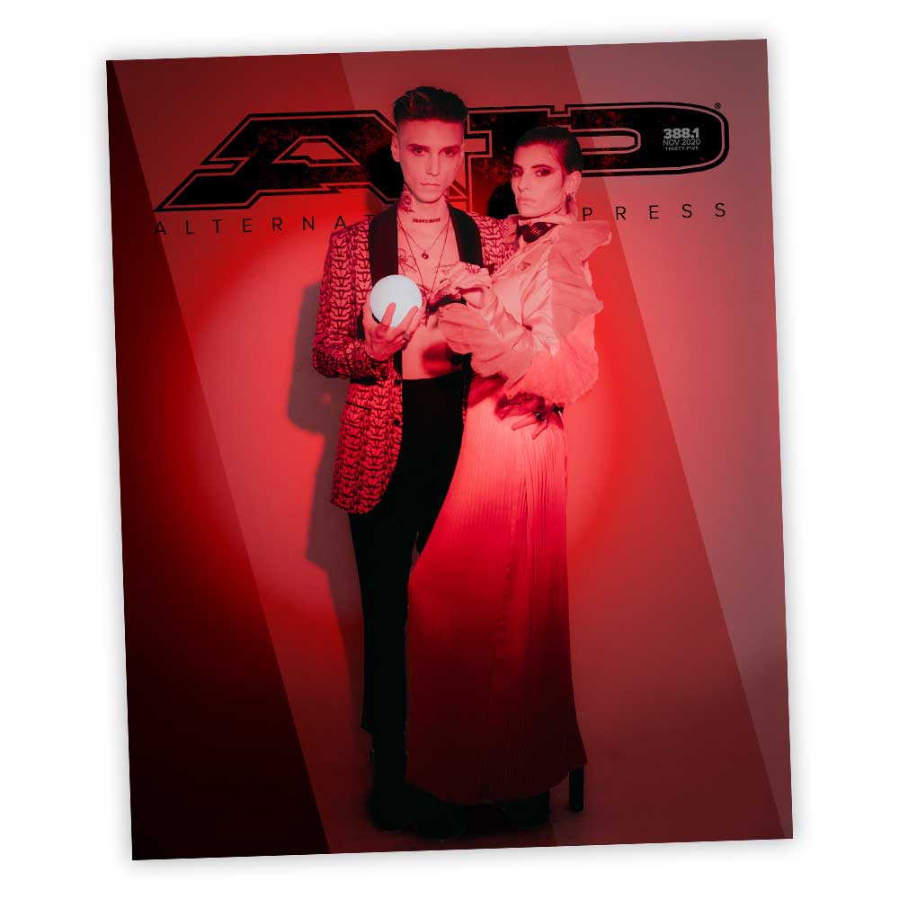 Andy Biersack & Juliet Simms - Alternative Press Magazine Issue 388 Version 1 - Single Issue New Gen Magazine Alternative Press Magazine