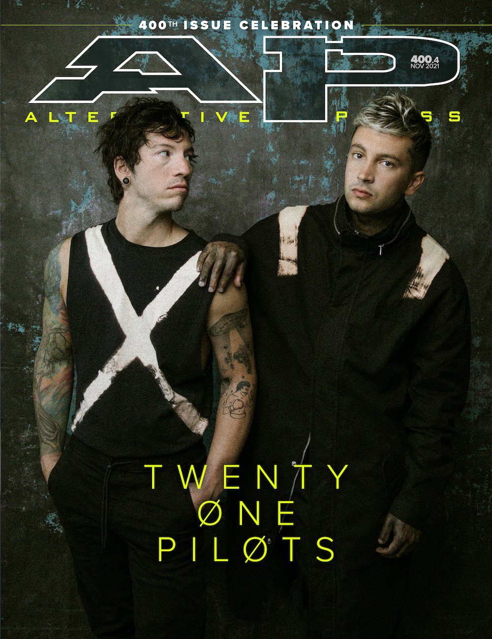 Twenty One Pilots - Alternative Press Magazine Issue 400 - November 2021 - Version 4 New Gen Magazine Alternative Press No Poster
