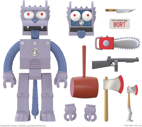 THE SIMPSONS ULTIMATES! WAVE 1 - ROBOT SCRATCHY FIGURE