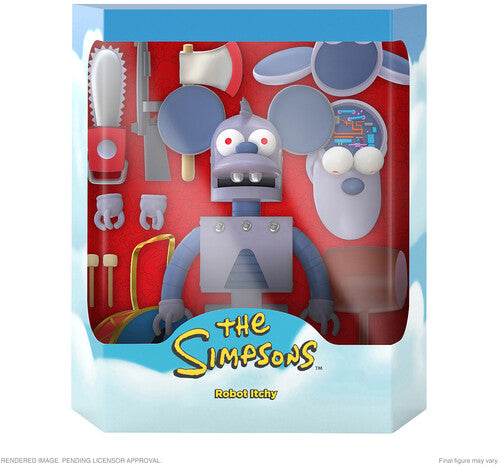 THE SIMPSONS ULTIMATES! WAVE 1 - ROBOT ITCHY FIGURE