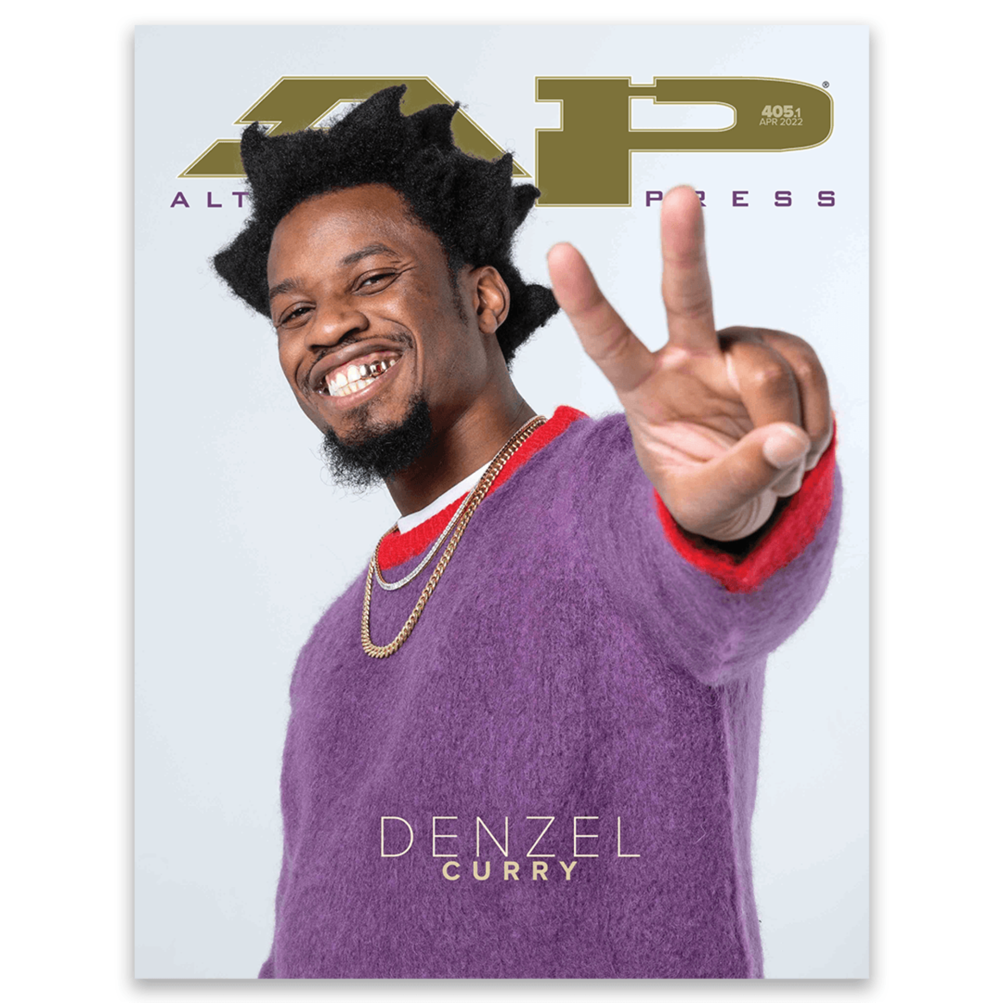 Denzel Curry - Alternative Press Magazine Issue #405 - April 2022 New Gen Magazine Alternative Press